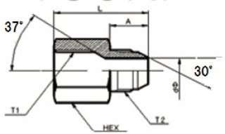 建設機械用高圧ホース継手、油圧ホースアダプター (Page 1)